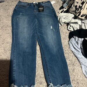 NWT Nicole Miller Heritage high rise ankle slim jeans 8